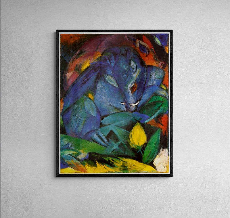 Tranh canvas Franz Marc's Wild boars