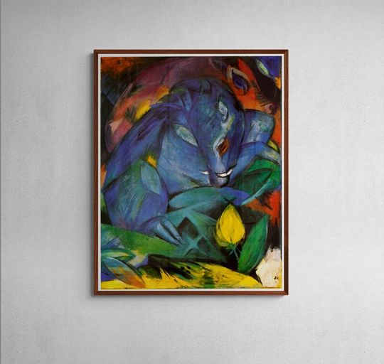 Tranh canvas Franz Marc's Wild boars