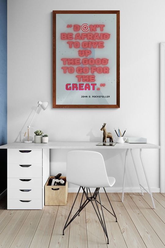 Tranh canvas động lực đừng ngại từ bỏ