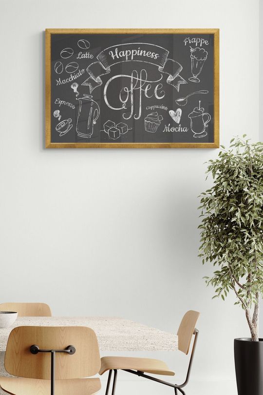 Tranh canvas trang trí quán cafe cách điệu