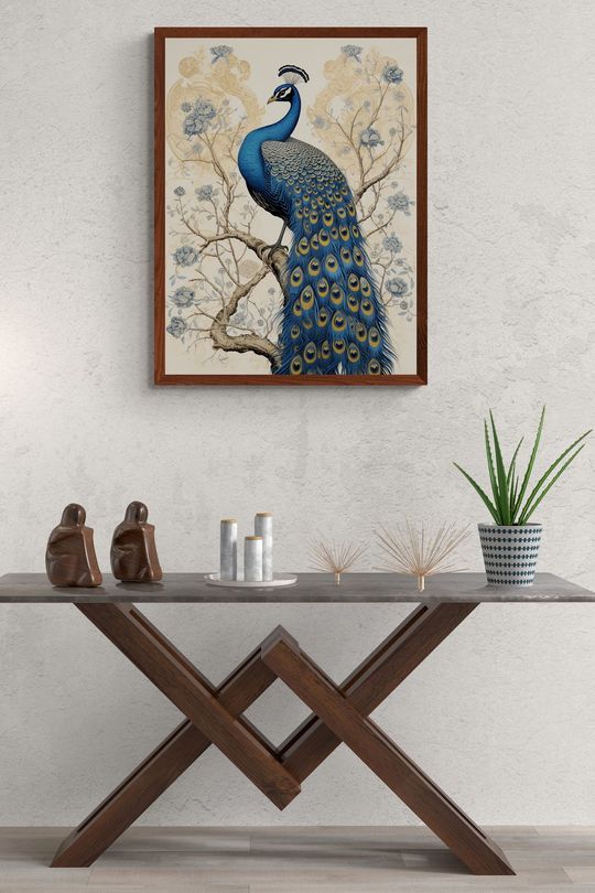 Tranh Canvas Phong Thủy Công Kiêu Hãnh
