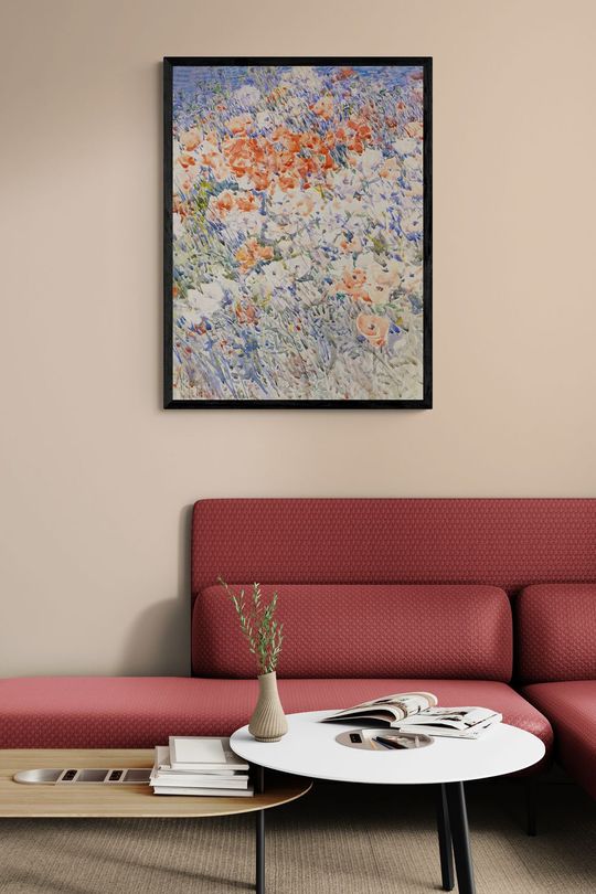 Tranh Canvas Vườn Hoa Sắc Màu