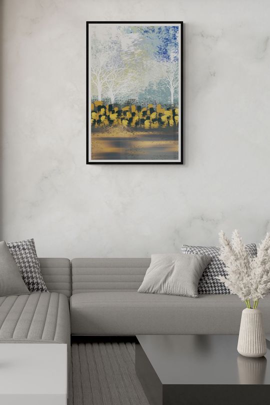 Tranh canvas Trừu tượng Cánh rừng