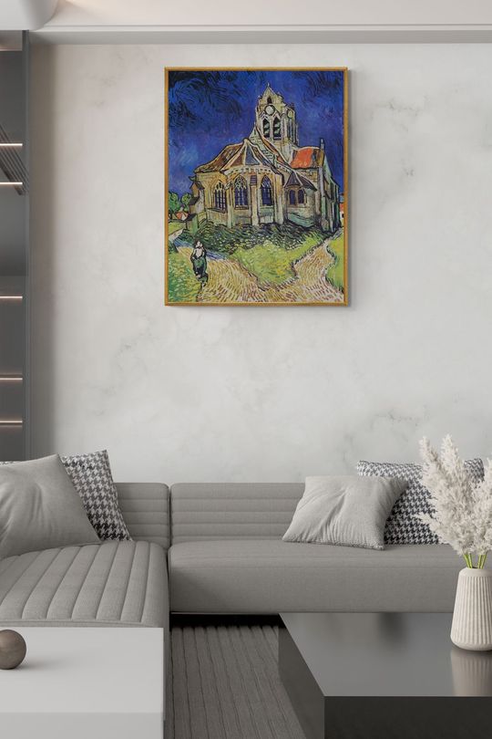 Tranh canvas Ấn tượng Nhà thờ ở Auvers