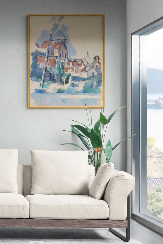 Tranh canvas phong cảnh nhà thờ