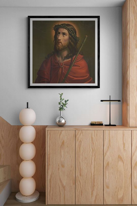 Tranh Canvas Tôn Giáo Chúa Giêsu Đội Mão Gai
