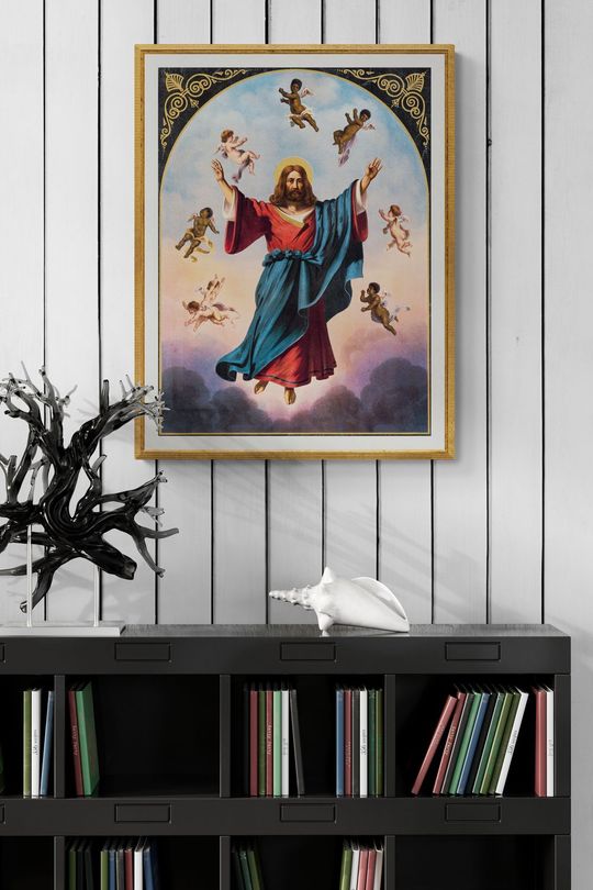 Tranh canvas Tôn giáo Đấng Christ uy nghi