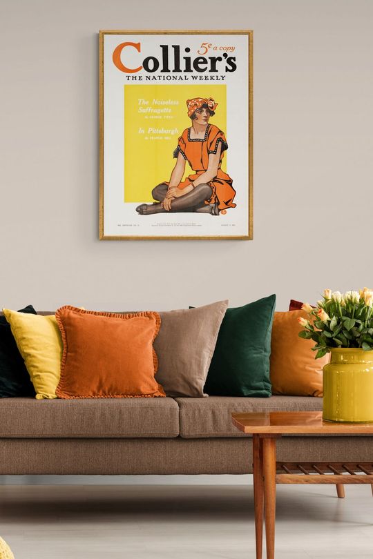 Tranh canvas Poster tạp chí Collier's