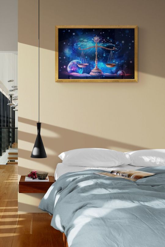 Tranh Canvas Hoàng Đạo Cung Thiên Bình