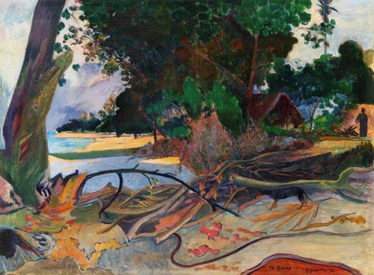 Tranh canvas The Hibiscus Tree (Te burao) (1892) by Paul Gauguin