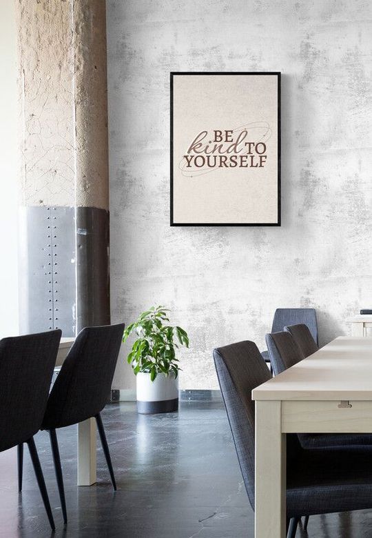 Tranh Canvas Động Lực Be Kind Your Self