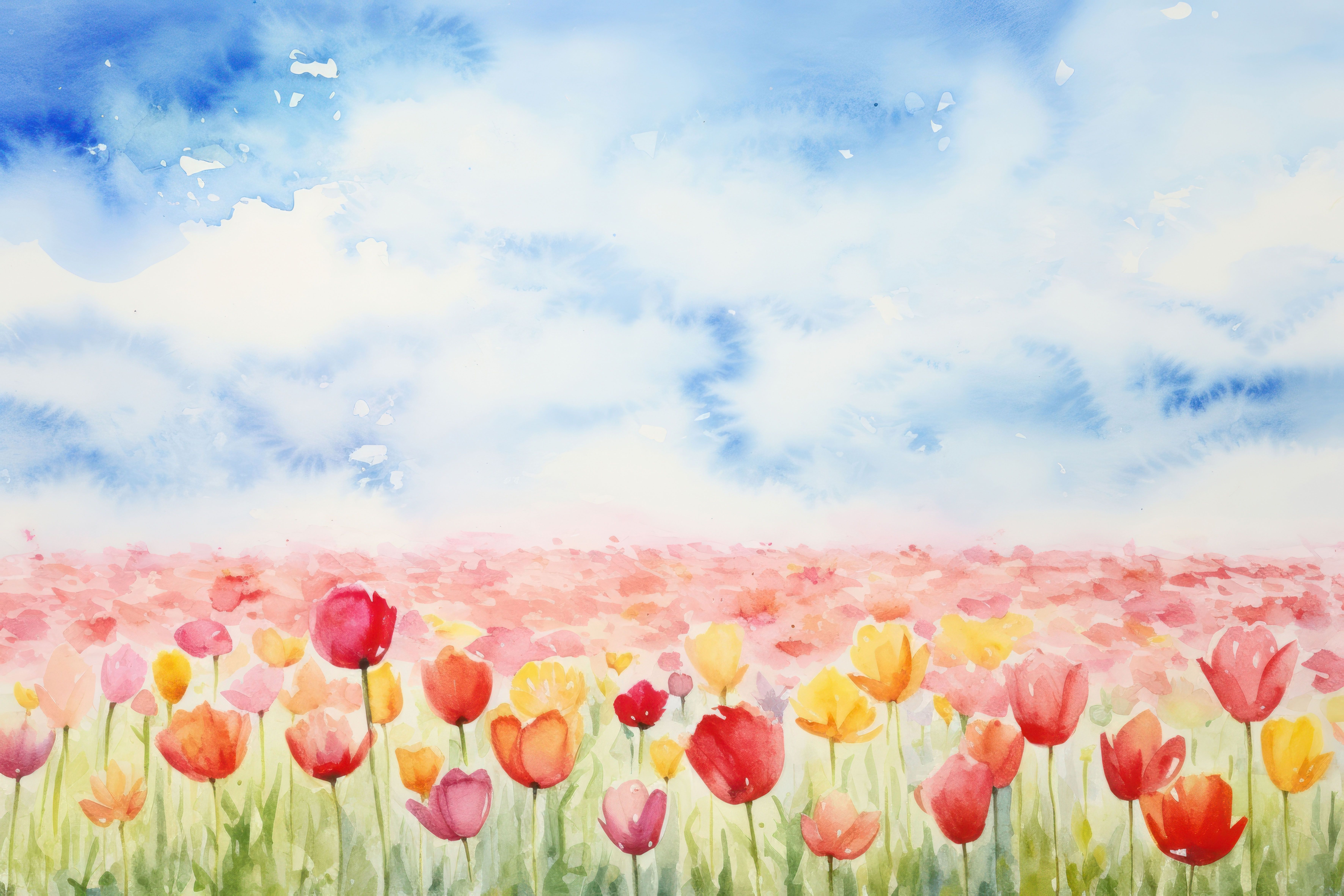 Tranh canvas hoa tulip 3