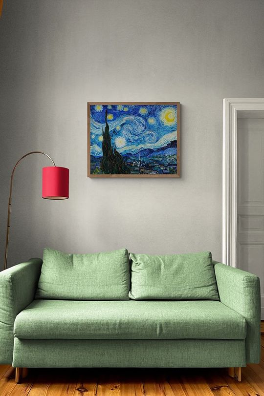 Tranh Canvas Danh Họa The Starry Night