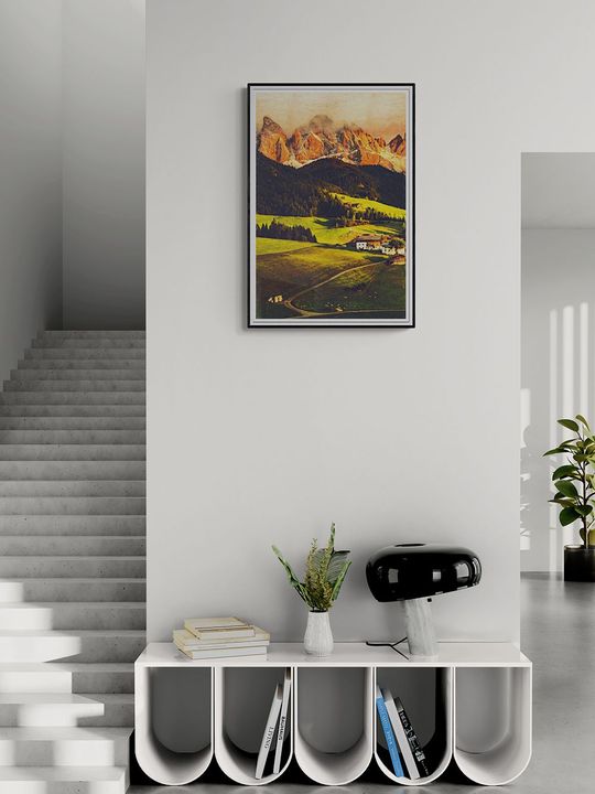 Tranh canvas Phong cảnh Cảnh Đồi Châu Âu
