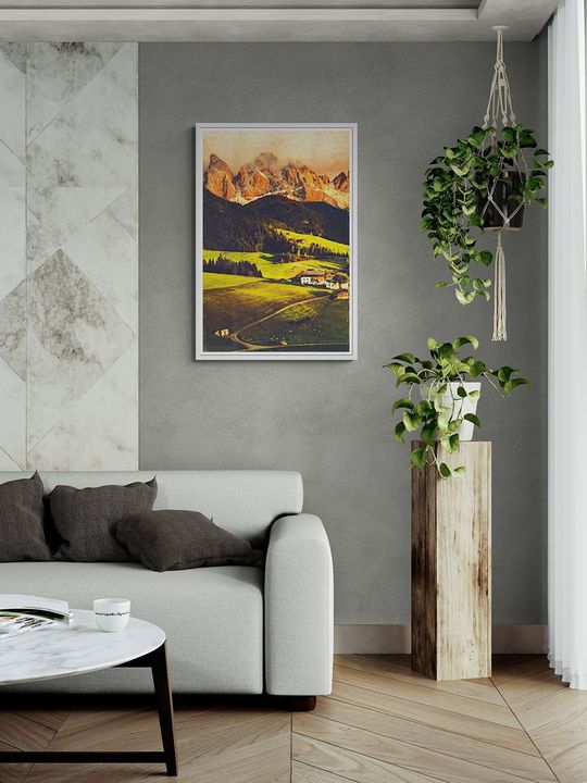 Tranh canvas Phong cảnh Cảnh Đồi Châu Âu