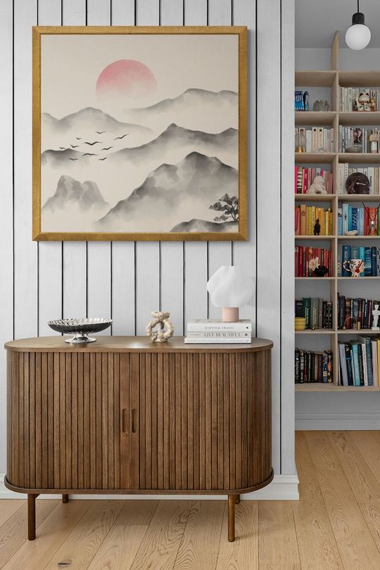 Tranh canvas phong cảnh núi rừng 2